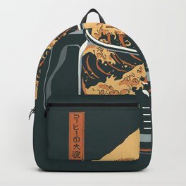 The Great Wave of Coffee Backpack