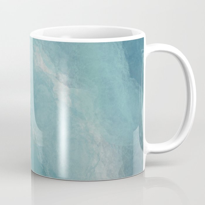 Abstract Crystal Icy Ocean Coffee Mug