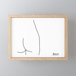 Picasso - Nude Line Art Framed Mini Art Print