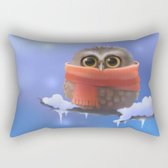 Little Owl Rectangular Pillow