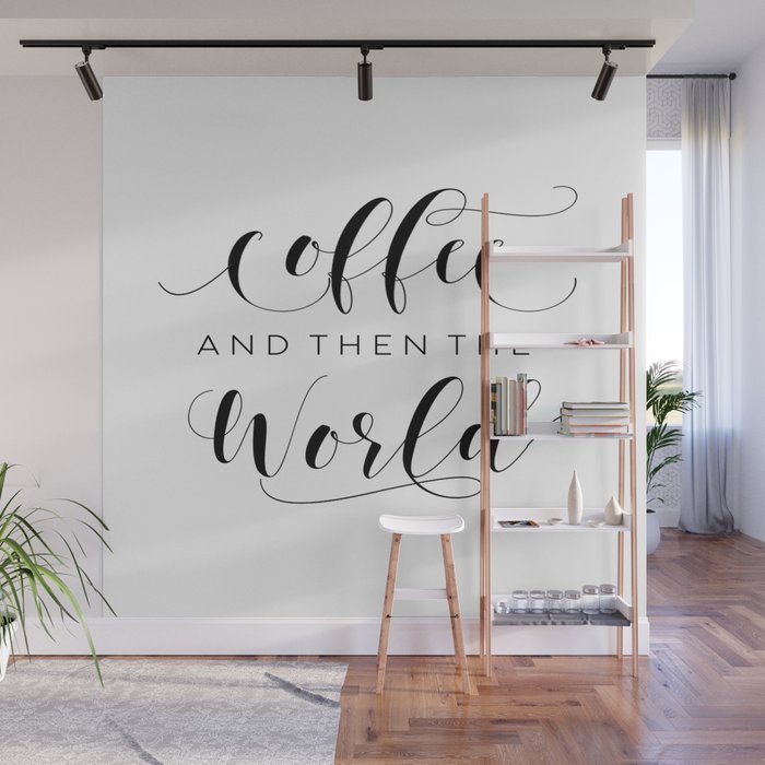 But First Coffee Coffee Sign Coffee Bar Decor Kitchen Wall Art