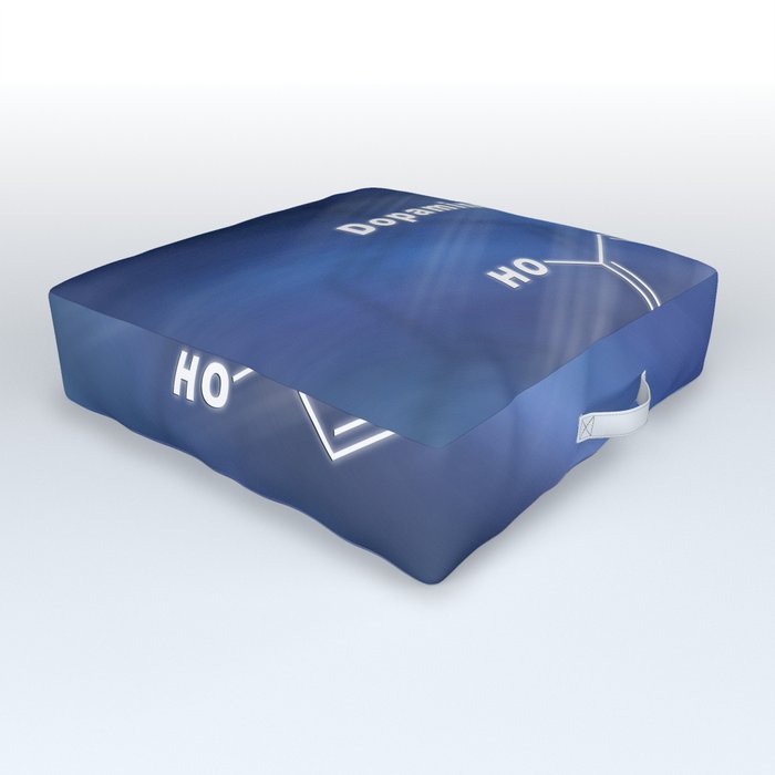 Dopamine Hormone Structural chemical formula Outdoor Floor Cushion