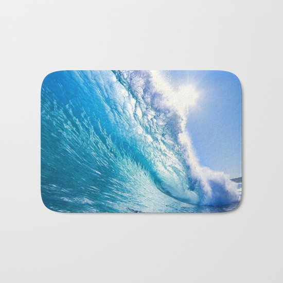 Blue Waves Bath Mat