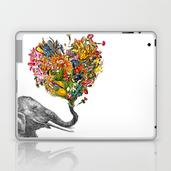 Happy Elephant  Laptop & iPad Skin