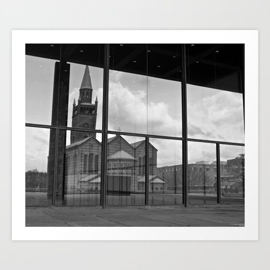 Church of glass Art Print