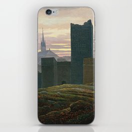 The Imperial Castle in Eger - Carl Gustav Carus  iPhone Skin