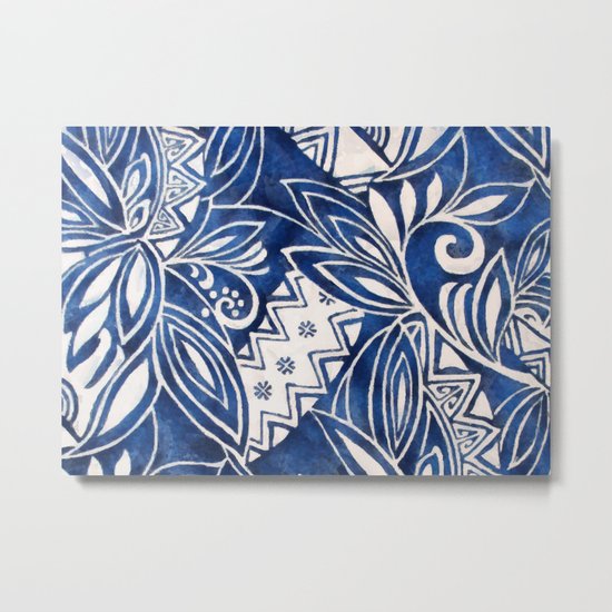 Hawaiian tribal pattern II Metal Print