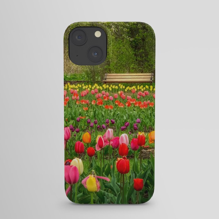 Tulip Garden Serenity iPhone Case
