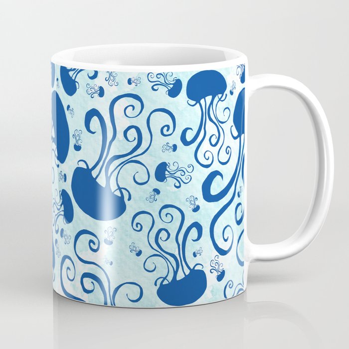 Playful Jellyfish Coffee Mug