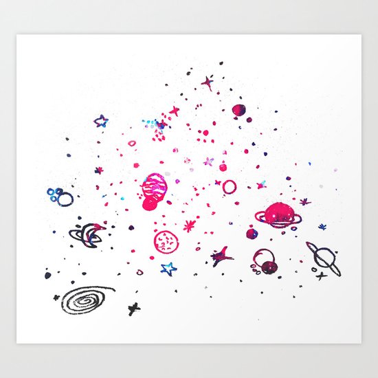 Galaxy Art Print