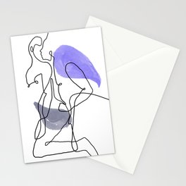 Two Boys Kissing 5 Stationery Card
