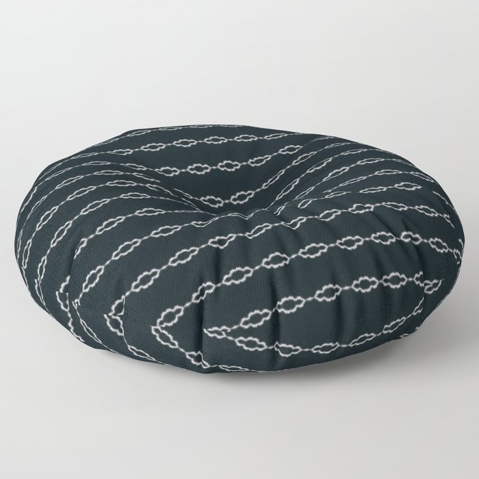 Minimalist Black White Design Floor Pillow