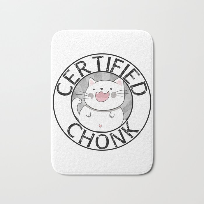 Certified Chonk White Bath Mat