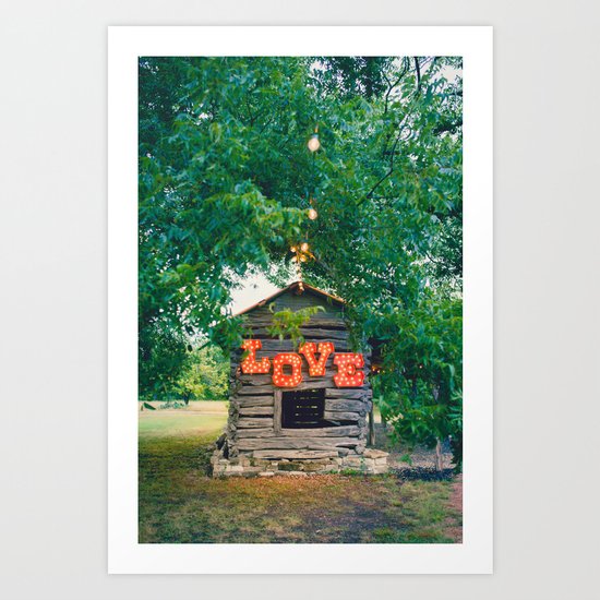 Love shack Art Print