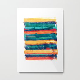 California Dreaming Metal Print | Colorful, Digital, Whimsical, Retro, Gradient, Summer, Rainbow, Pop Art, Abstractexpressionism, Other 