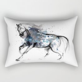 Horse (Storm) Rectangular Pillow