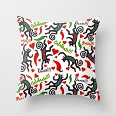 Celebration Cats Throw Pillow