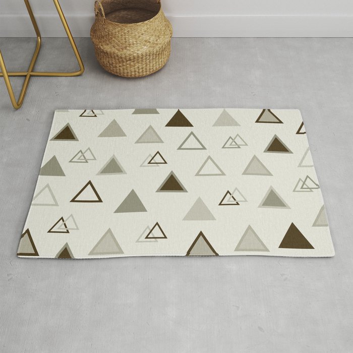 Lovely Triangles  Rug