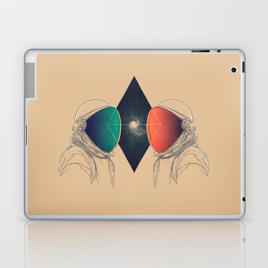 Space Between Laptop & iPad Skin