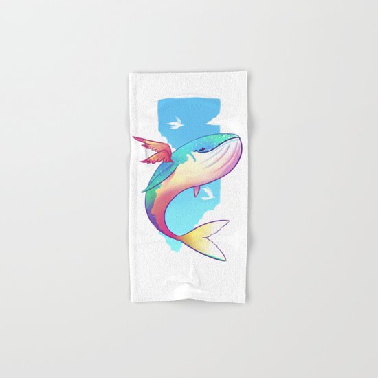 The Sky Whale Hand & Bath Towel