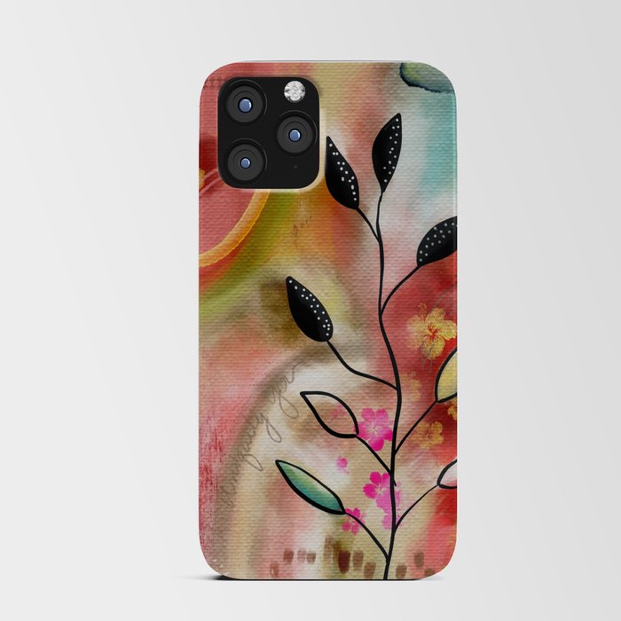 Wabi Sabi Magic Mixed Media  iPhone Card Case