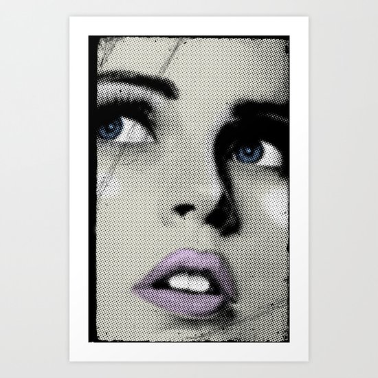 Pop Glance Art Print