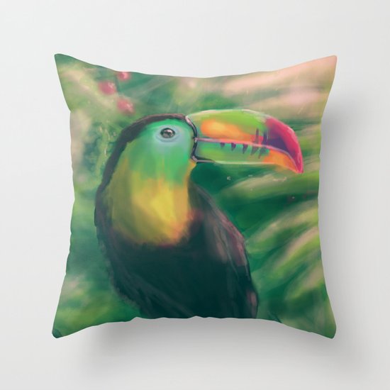 Tropical Throw Pillow