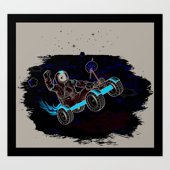 Space Dementia Art Print