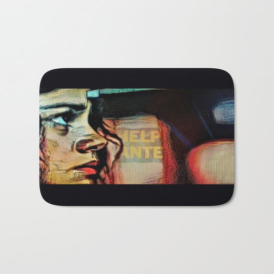 On Que: Help Wanted Bath Mat