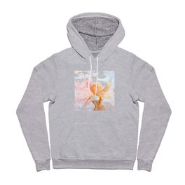 The Beacon Hoody | Strength, Inspiration, Nude, Woman, Abstract, Painting, Watercolor, Expressive, Orange, Emotive 