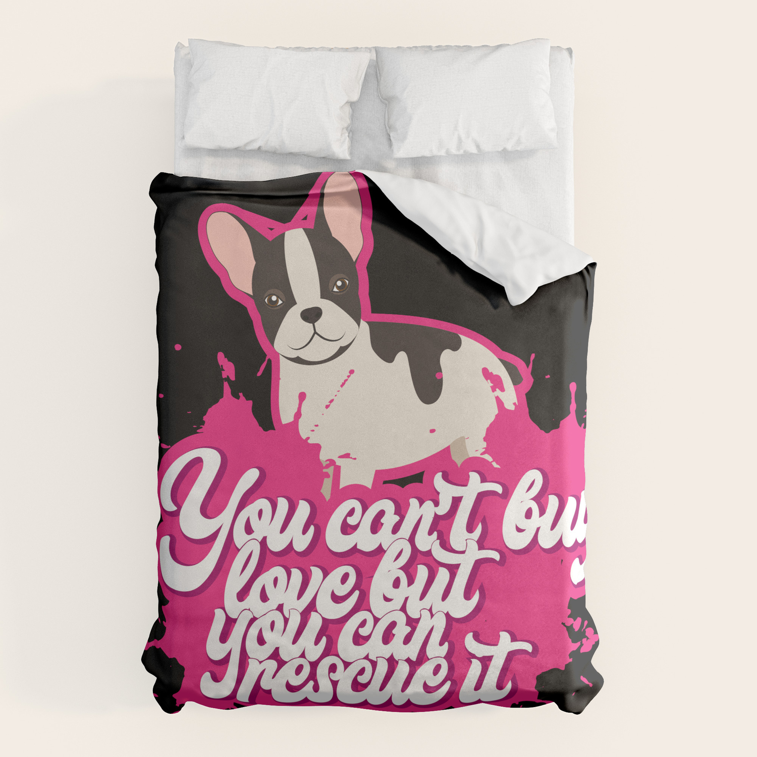 Download You Can T Buy Love But You Can Rescue It Cute Dog Lover Gifts Duvet Cover By Shirtbubble Society6