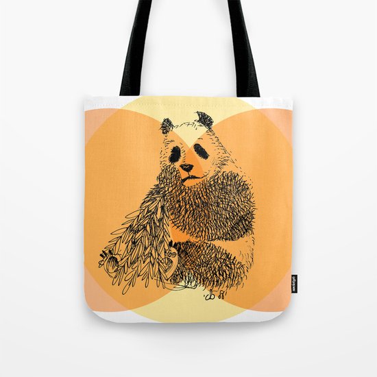 saving panda Tote Bag
