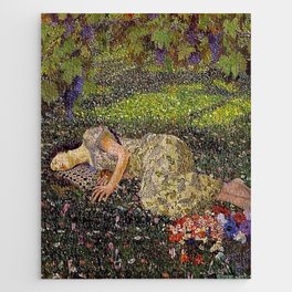Felice Casorati “Il Sogno Del Melograno” (The Dream of the Pomegranate), 1912 Jigsaw Puzzle