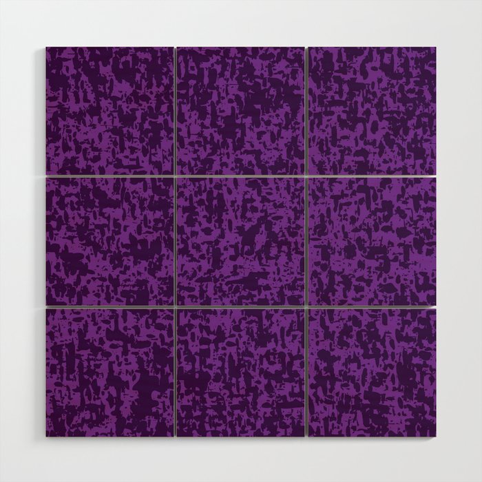 Modern Purple Abstract Trendy Collection Wood Wall Art