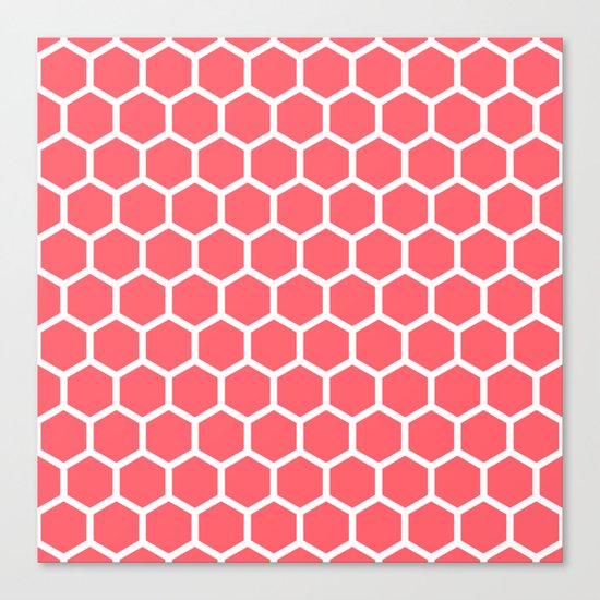 Honeycomb Coral Canvas Print