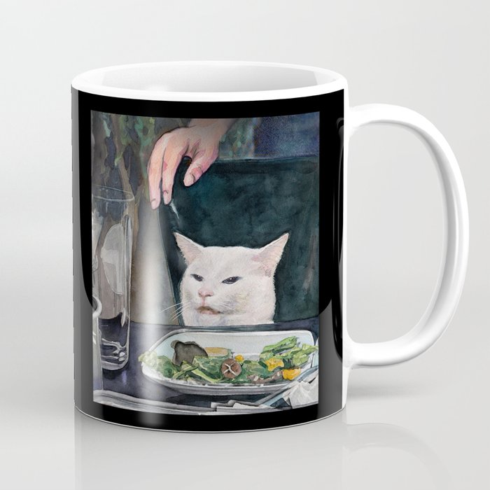 Woman Yelling at Cat Meme-3 Coffee Mug
