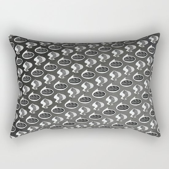 Eccentric Beam Rectangular Pillow