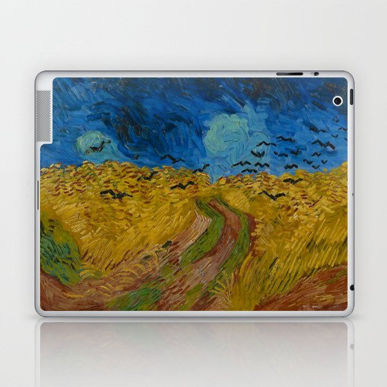 Vincent van Gogh,Wheatfield with Crows Laptop & iPad Skin