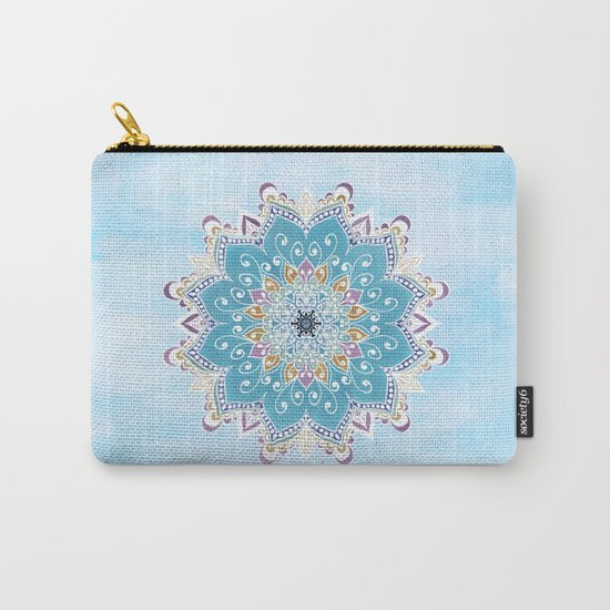 MAGIC FLOWER MANDALA Carry-All Pouch