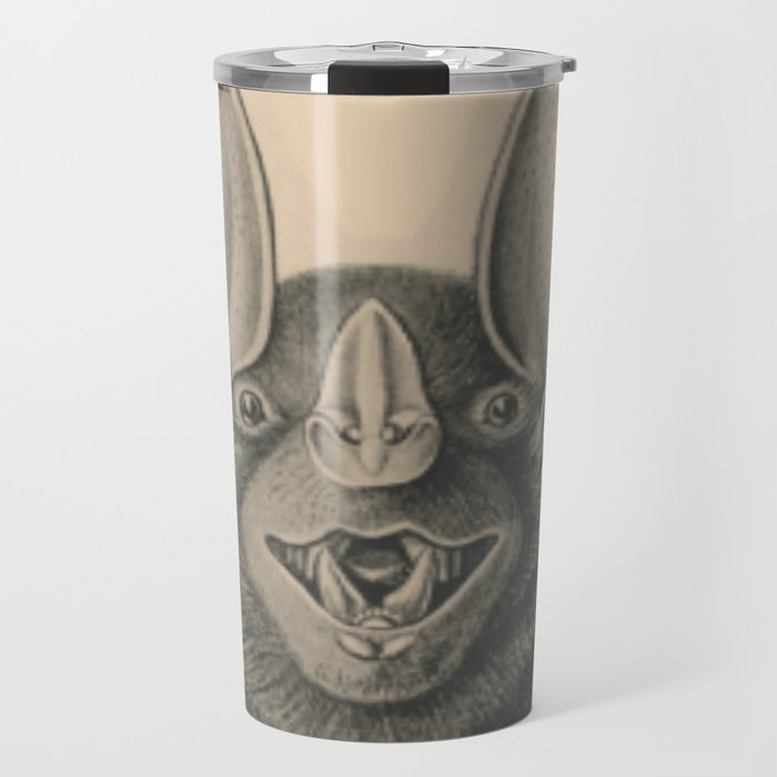 Vintage Happy Bat Travel Mug