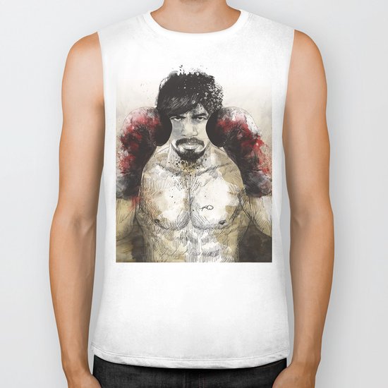 Manny Pacquiao - Bloody Gloves Biker Tank