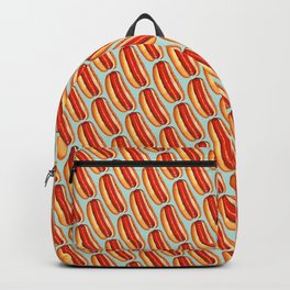 Hot Dog Pattern Backpack