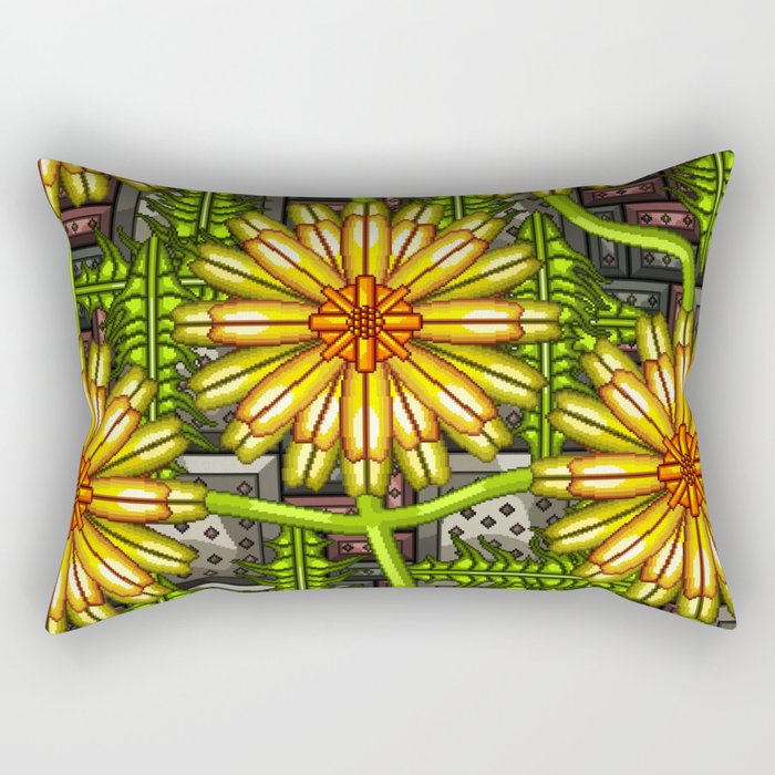 Dandelion Garden Rectangular Pillow
