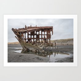 Peter Iredale Shipwreck Art Print