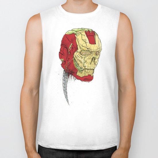 The Death of Iron Man Biker Tank