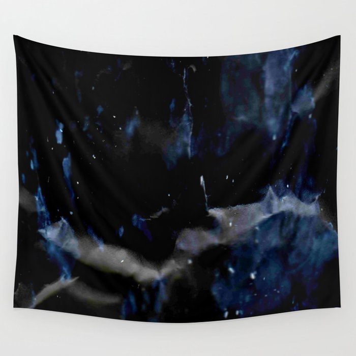 blue and electric texture 9 Wall Tapestry