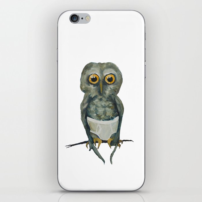 Owl in Underpants iPhone Skin