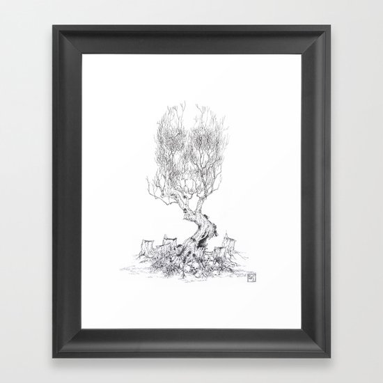 Extinction Framed Art Print