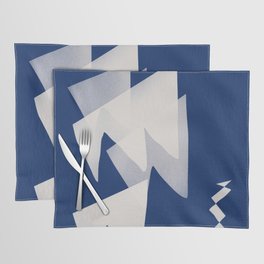 White flags hangings Placemat