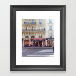 Boulangerie at 6 Arrondissement, Paris Framed Art Print